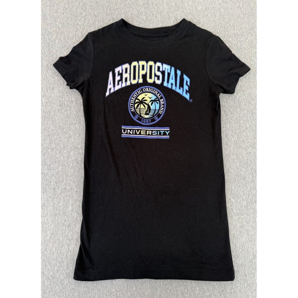 Aeropostale University Classic Crew 1987 Women's Short Sleeve T-shirt Size XS